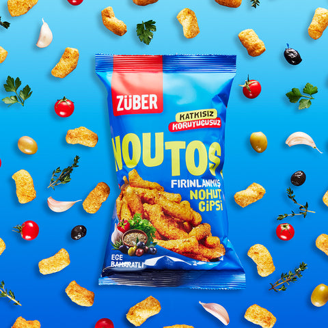 Noutos Nohut Cipsi Tanışma Paketi 55g X 6 Adet - Züber