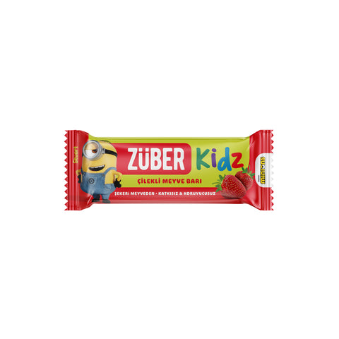 Kidz Çilekli Meyve Bar 25gr X 16 Adet - Züber