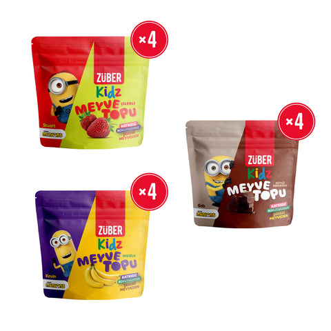 Kidz Meyve Topu Deneme Paketi 42gr X 12 Adet - Züber