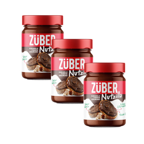 Nutzilla Kakaolu Fındık Kreması 315gr X 3 Adet