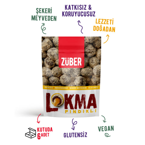 Lokma Fındıklı Meyve Topu 96gr X 6 Adet - Züber