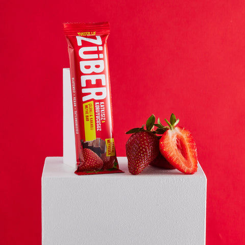 Çilekli ve Kakaolu Meyve Bar 40gr X 12 Adet - Züber