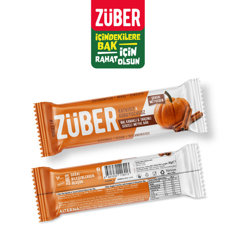 Sebzeli Bar Bal Kabaklı ve Tarçınlı 35g X 12 Adet - Züber