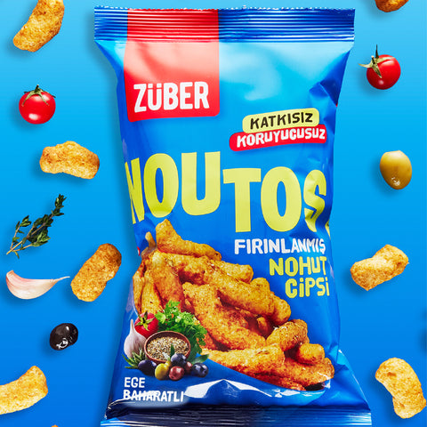 Noutos Ege Baharatlı Nohut Cipsi 55gr X 6 Adet - Züber