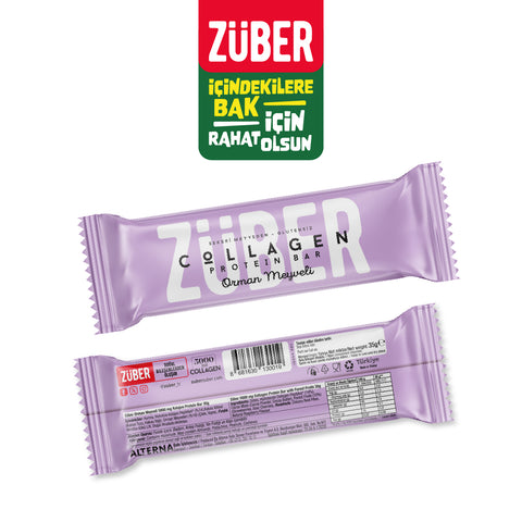 Orman Meyveli Kolajen Bar 35gr X 12 Adet - Züber