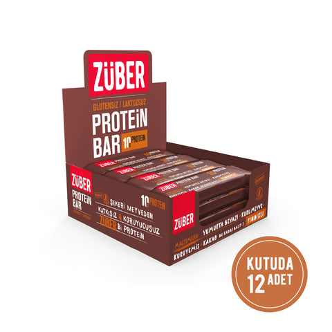 Fındıklı Protein Bar 40gr X 12 Adet - Züber