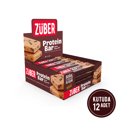 Kakao Parçacıklı Protein Bar 35gr X 12 Adet - Züber