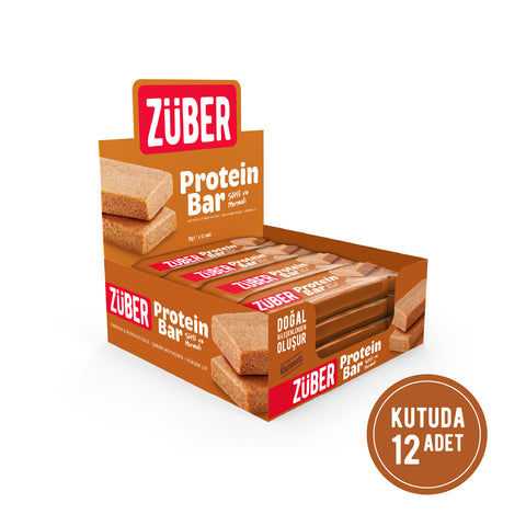 Sütlü Hurmalı Protein Bar 35gr X 12 Adet - Züber