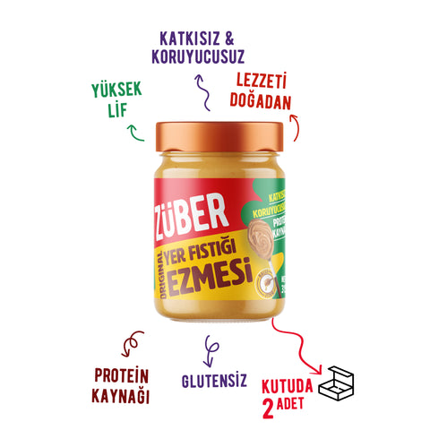 Original Fıstık Ezmesi 315gr X 2 Adet - Züber