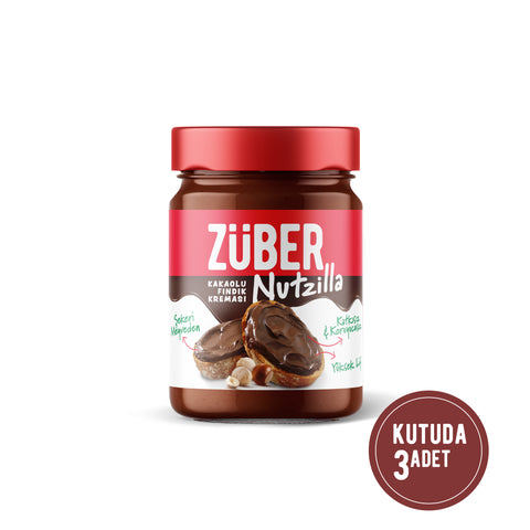 Nutzilla Kakaolu Fındık Kreması 315gr X 3 Adet - Züber