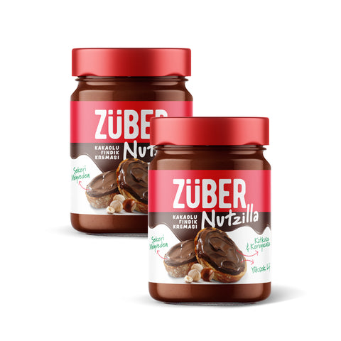 Nutzilla Kakaolu Fındık Kreması 315gr X 2 Adet - Züber