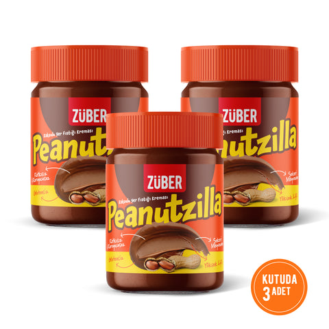 Peanutzilla Kakaolu Yer Fıstığı Kreması 315 gr x 3 Adet