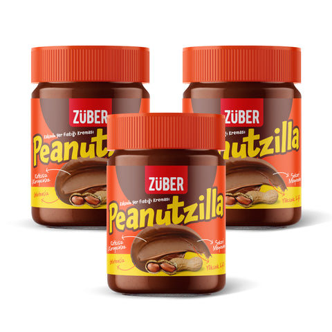Peanutzilla Kakaolu Yer Fıstığı Kreması 315 gr x 3 Adet