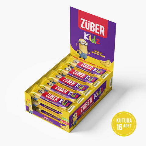 Kidz Muzlu Meyve Bar 25gr X 16 Adet - Züber