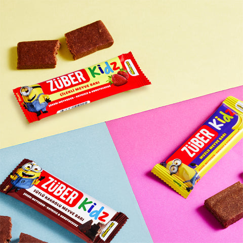 Kidz Çilekli Meyve Bar 25gr X 16 Adet - Züber