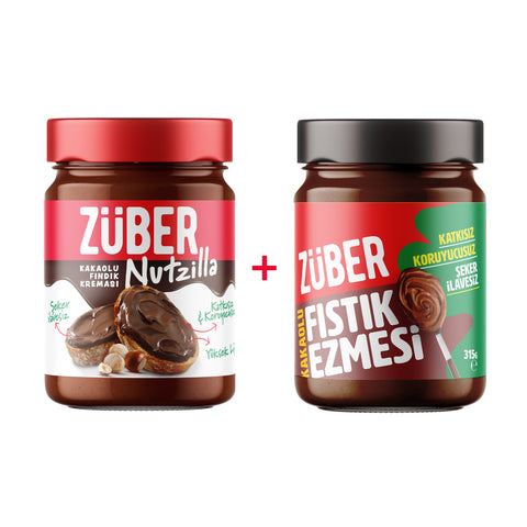 Nutzilla + Kakaolu Fıstık Ezmesi - Züber