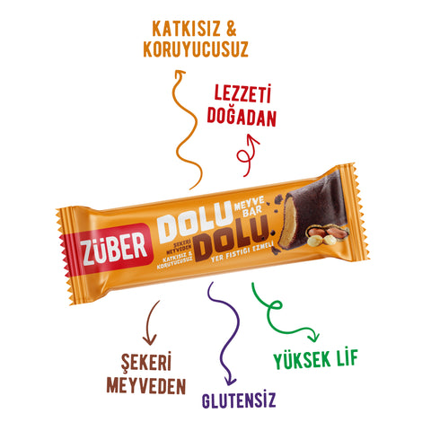 Dolu Dolu Meyve Bar Deneme Paketi 30gr X 12 Adet - Züber
