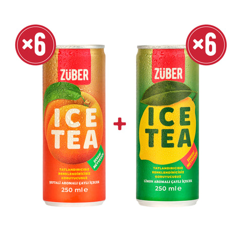 Ice Tea Limon & Şeftali 250ml X 12 Adet - Züber