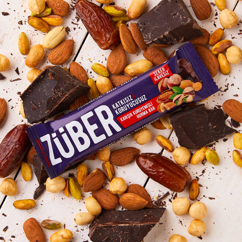 Züber Karışık Kuruyemiş Bar 35g X 12 Adet - Züber