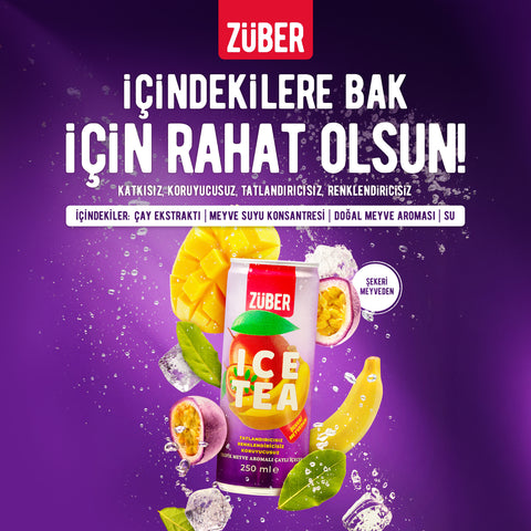 Ice Tea Tropik & Limon 250ml X 12 Adet - Züber