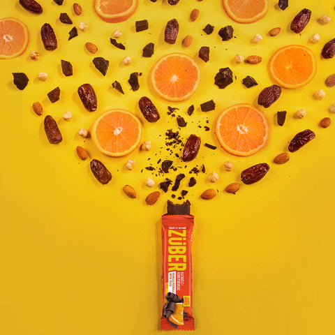 Meyve Bar Kakaolu ve Portakallı 40g X 12 Adet - Züber