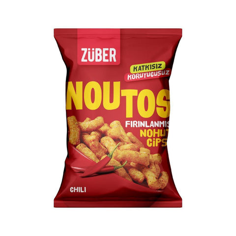 Züber Noutos Nohut Cipsi Chili Baharatlı 55 gr X 6 Adet - Züber