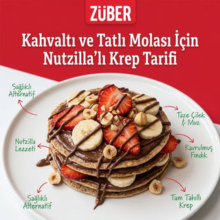 Kahvaltı ve Tatlı Molası İçin Nutzilla’lı Krep Tarifi