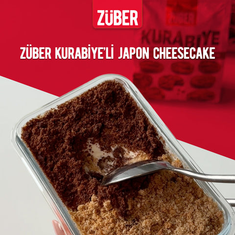 Züber Kurabiye’li Japon Cheesecake