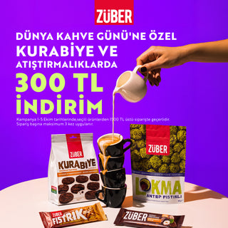 Kurabiye ve Atıştırmalıklarda 300 TL indirim!