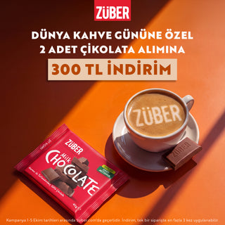 2 Adet Çikolata Alımına 300 TL İndirim!
