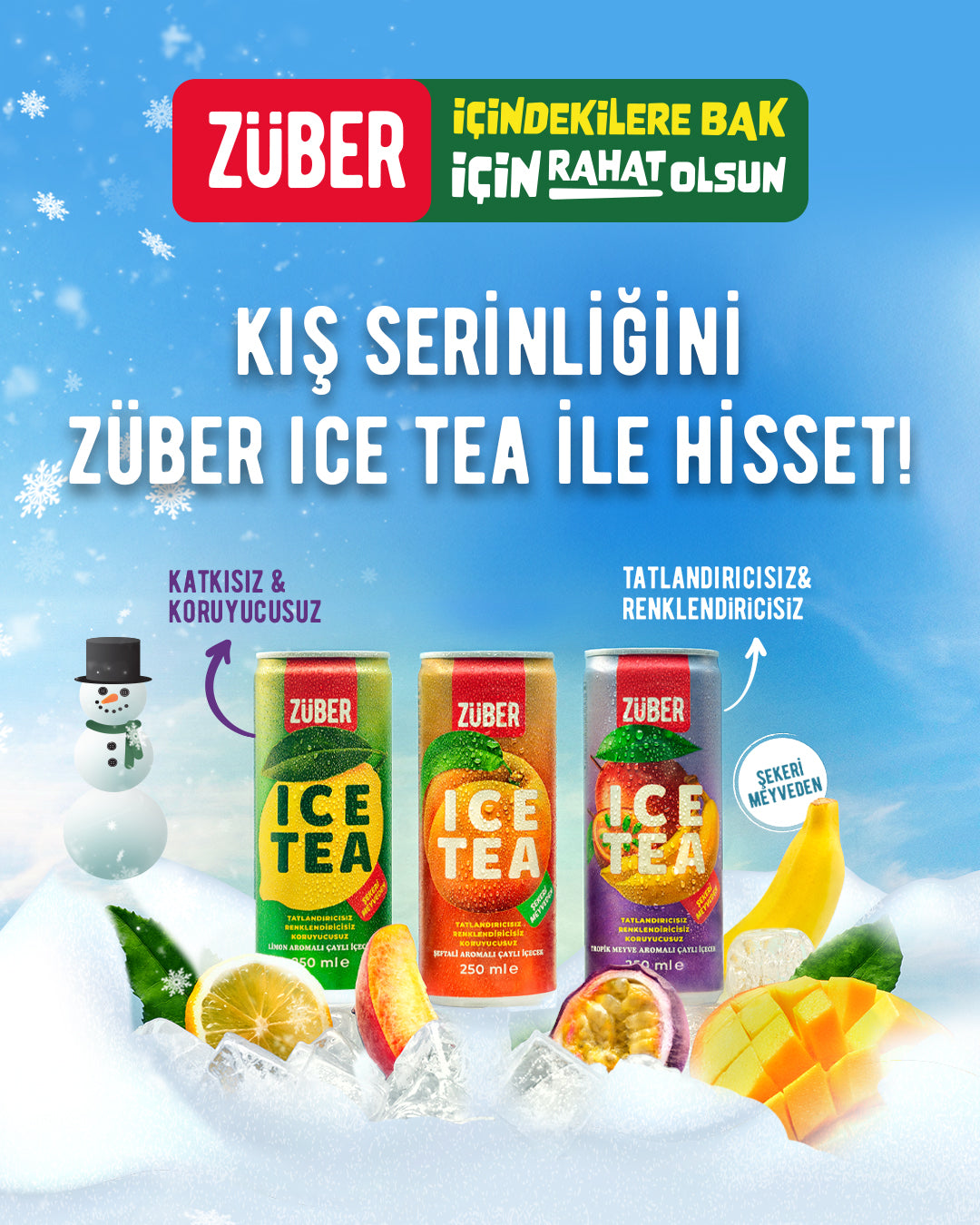 Züber | Katkısız, Koruyucusuz, Şekeri Meyveden Atıştırmalıklar