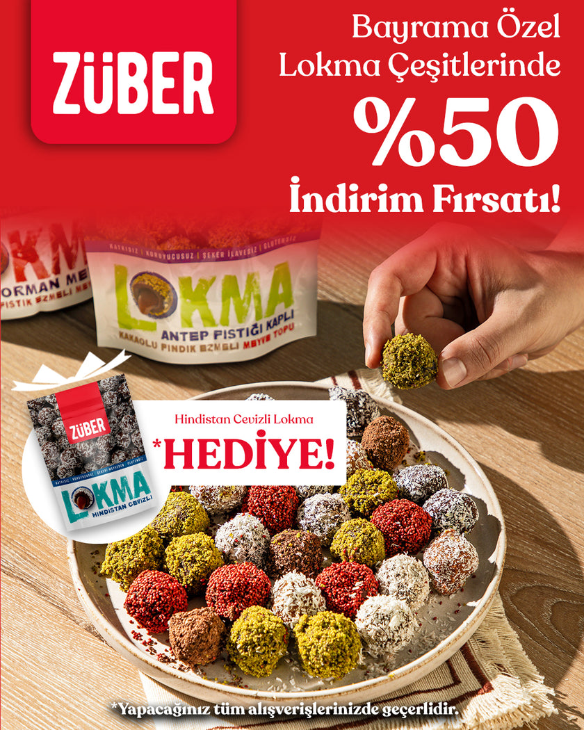 Züber | Katkısız, Koruyucusuz, Şeker İlavesiz Atıştırmalıklar