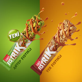 Fıstrık Antep Fıstıklı Kuruyemiş Bar 23g x 15 Adet