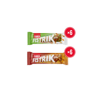 Fıstrık Antep Fıstıklı Kuruyemiş Bar 23g x 6 Adet + Fıstrık Yer Fıstıklı Kuruyemiş Bar 30g x 6 Adet