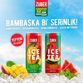 Züber Ice Tea’den Bambaşka İki Yeni Serinlik!