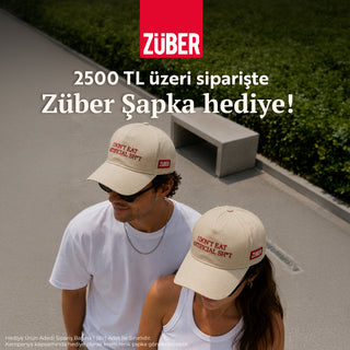 2500 TL üstü siparişe şapka hediye!