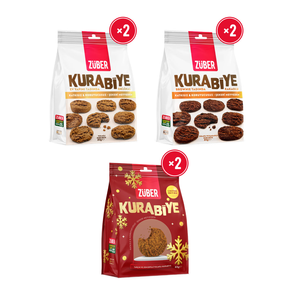 Kurabiye Karma Deneme Paketi 80g x 6 Adet