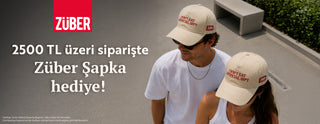 2500 TL üstü siparişe şapka hediye!