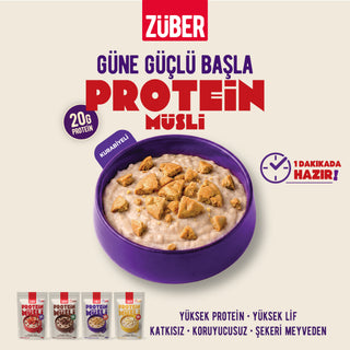 Sade Kurabiyeli Yulaflı Protein Müsli (20g Protein) 70g x 5 Adet
