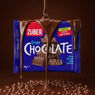 Pirinç Patlaklı Sütlü Çikolata 35g x 6 Adet