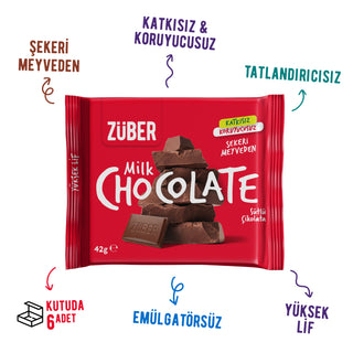 Sütlü Çikolata 42g x 6 Adet
