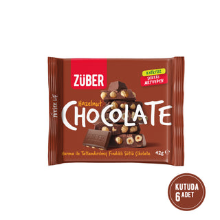 Fındıklı Sütlü Çikolata 42g x 6 Adet - Züber