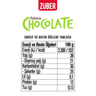 Antep Fıstıklı Sütlü Çikolata 42g x 6 Adet