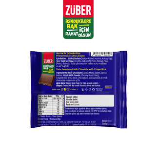 Pirinç Patlaklı Sütlü Çikolata 35g x 6 Adet