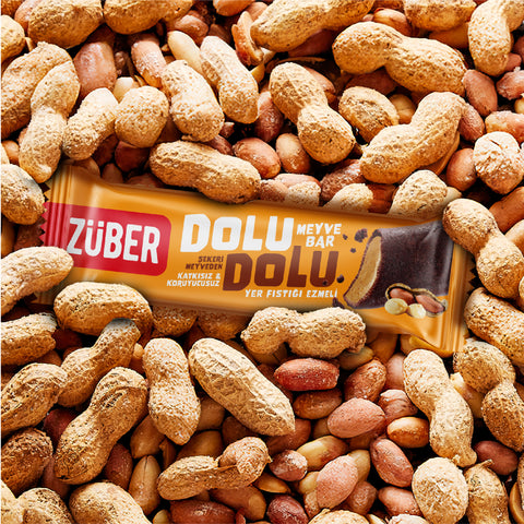 Dolu Dolu Yer Fıstığı Ezmeli Meyve Bar 30gr X 12 Adet