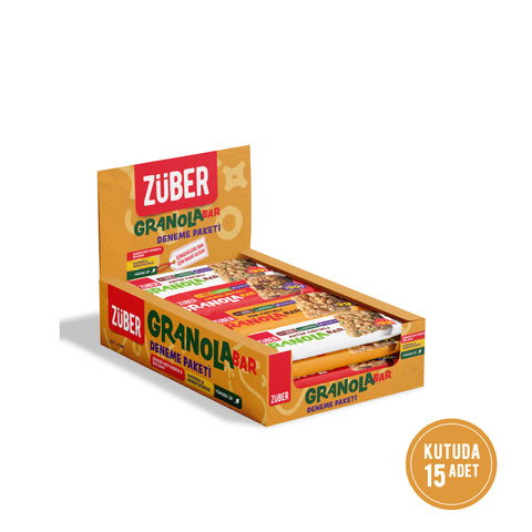 Granola Bar Deneme Paketi 25gr X 15 Adet