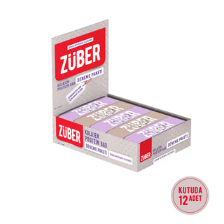 Kolajen Protein Bar Deneme Paketi 35g X 12 Adet - Züber