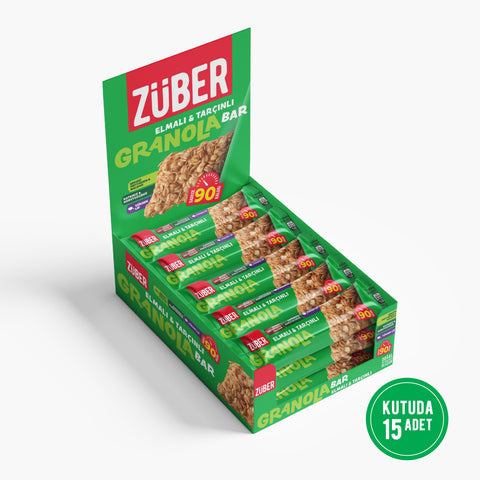 Elmalı & Tarçınlı Granola Bar 25gr X 15 Adet