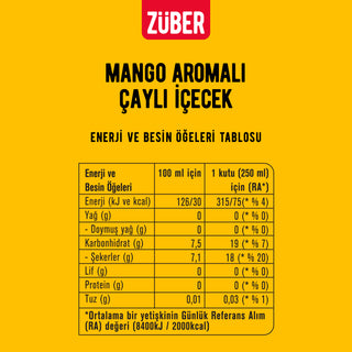 Ice Tea Mango Aromalı 250ml x 12 Adet