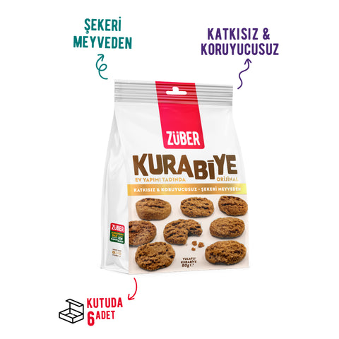 Orijinal Yulaflı Kurabiye 80g x 6 Adet (Ev Yapımı Tadında)
